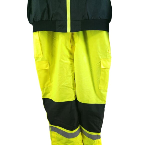 Reptyle Workwear Reflective Jacket & PIP Overalls Set Mens 2X Yellow A - Picture 3 of 16